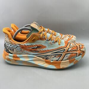 Asics Noosa Tri 15 Running Shoes Men Size 12 Orange Blue Triathlon Low Sneakers